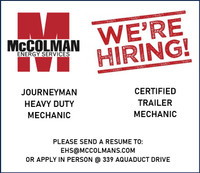 Journeyman Heavy Duty Mechanic