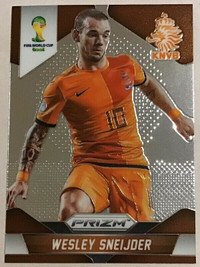 2014 WESLEY SNEIJDER PANINI PRIZM WORLD CUP CARD #33 NETHERLANDS