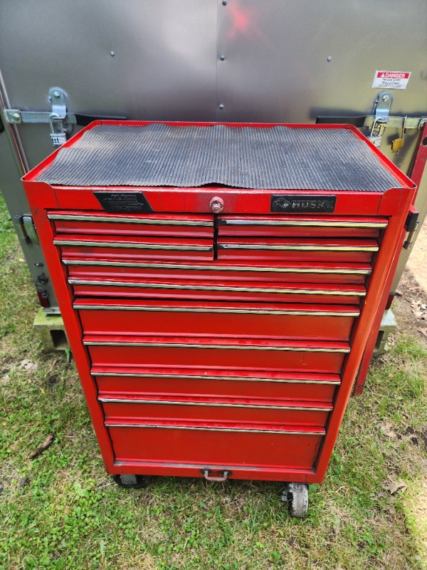 Husky 11 Drawers Rolling Mechanics Machinist Automotive Toolbox Tool