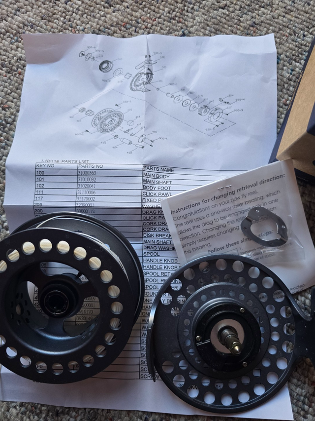 OKUMA SPEY INTEGRITY I10/11a FLY FISHING REEL w SPARE SPOOL in Fishing, Camping & Outdoors in Kitchener / Waterloo - Image 11