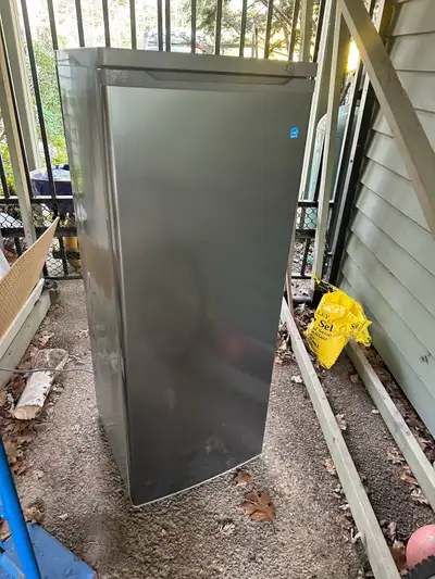 Apartment sized upright freezer, View more
