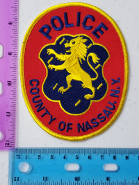 Nassau county new york police patch Red fire department emt