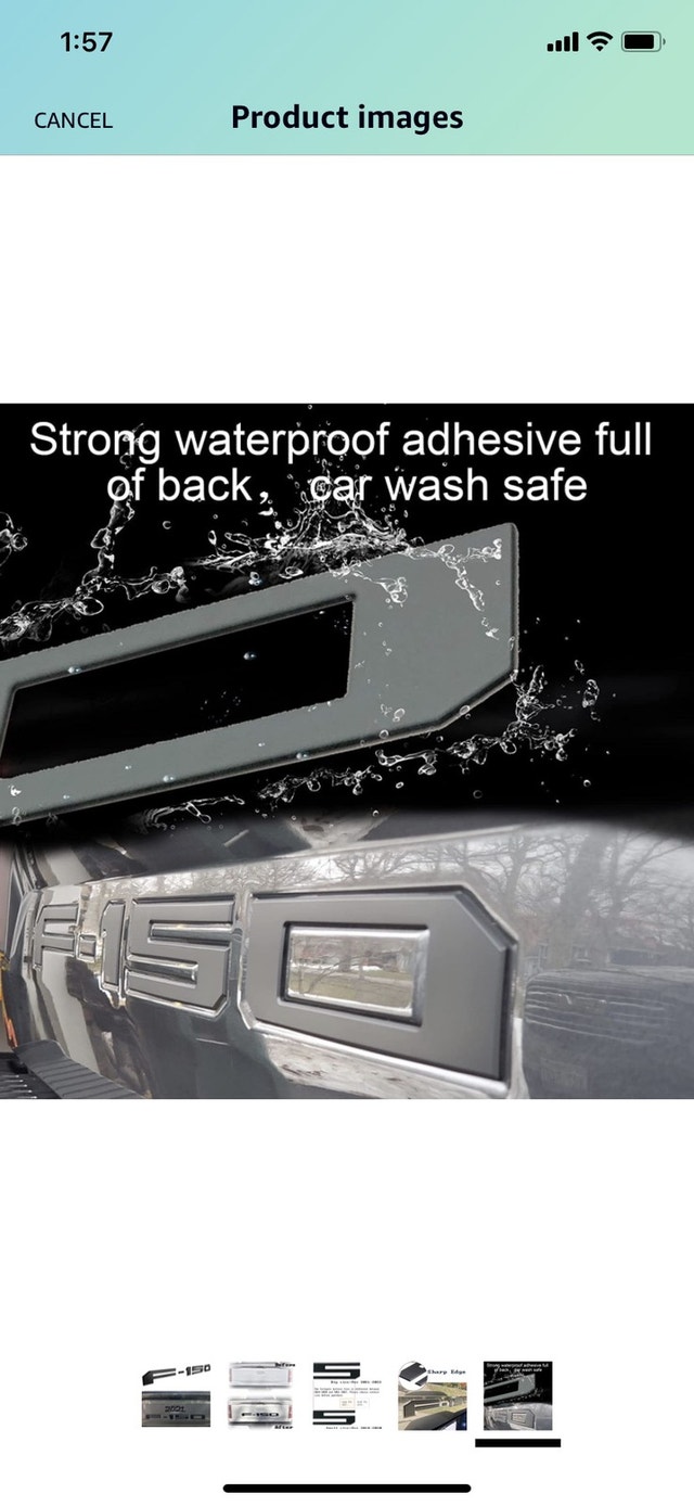 2021/2022 Ford F150 black emblems for tailgate Auto Body Parts Mississauga / Peel Region