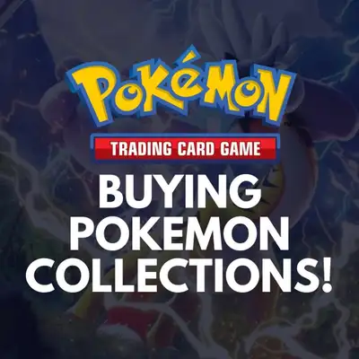 Buying pokemon cards, sealed pokemon products, and graded cards! Contact me with what you have to se...