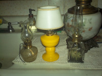 3 mini lampes a l huile vintage fonctionnelle