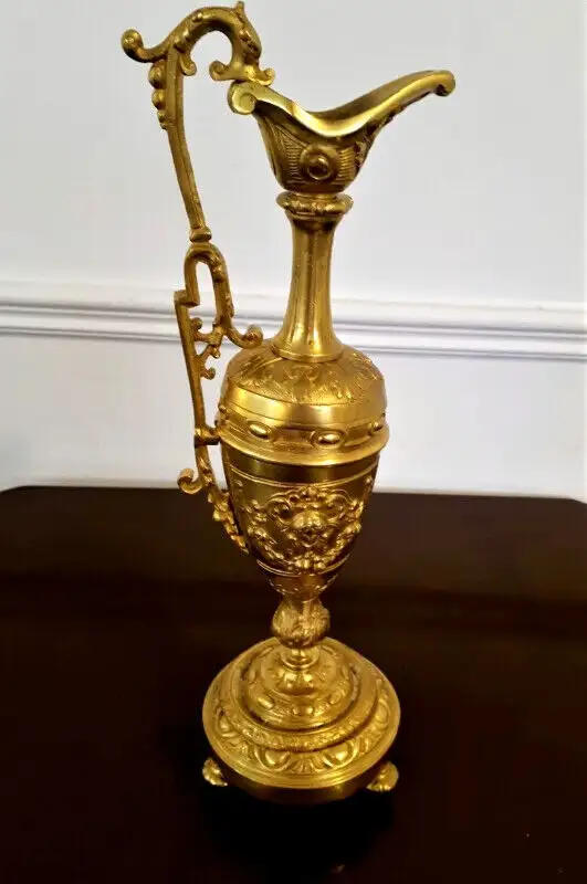 antique aiguière en bronze dore mythologie in Arts & Collectibles in Bathurst - Image 5