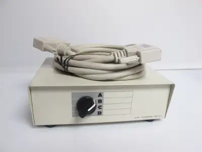 Parallel port printer LPT 1 to 4 data switch + M-F cable DB25, View more