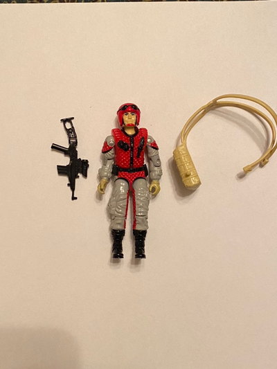 I"m selling a vintage 1987 GI Joe action figure "Crazy Legs" Item is 100% mint and complete, includi...