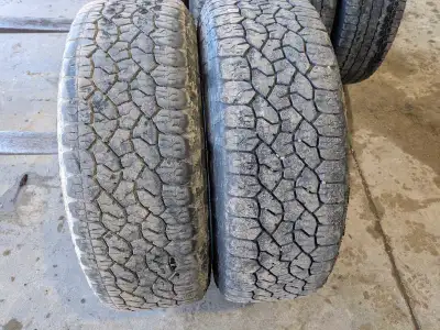 2 Used LT275/65R20 Goodyear Wrangler Trailrunner AT Tires with 50-60% tread remaining. - $250 for th...