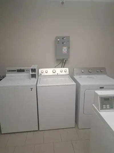 , Turn any regular washer dryer Into a commercial washer dryer, View more