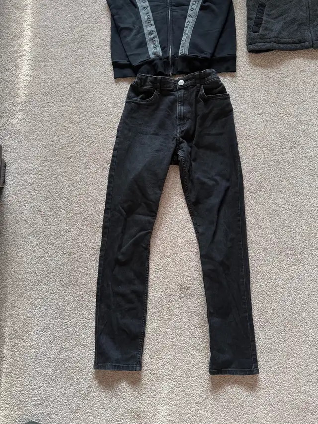 Selling stylish clothes (black jean, jacket, vest) 12-14T in Kids & Youth in St. Albert - Image 9