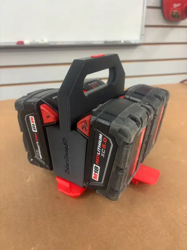 Custom Made Milwaukee M18 Battery Caddy Holder 4 Pack Packout in Power Tools in Markham / York Region - Image 7