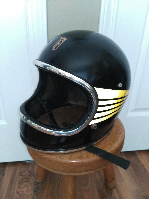 Rare Vintage 1970's Arthur Fulmer AF50 Full Face Motorcycle Helm in Arts & Collectibles in Sunshine Coast