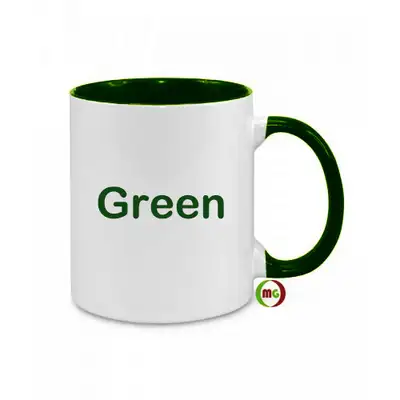 11oz Sublimation Mug for heat press inner/Handle Colored, View more