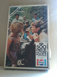 Vintage mid 60s Pepsi 500 pc puzzle,complete in box,extr.rare