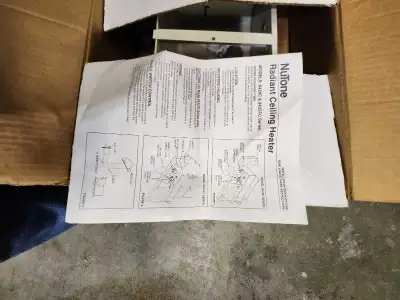 Nutone exhaust/ heat lamp combiation, View more