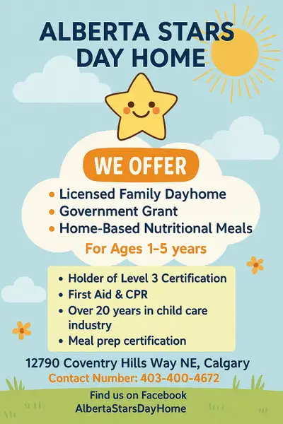 Alberta Stars dayhome in Coventry Hills, View more