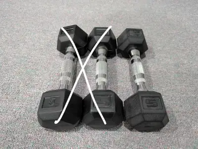 GOZone 5 pound (lb) Dumbbell (1), View more