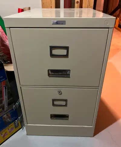 Commander Vertical Legal Two Drawer Locking metal filing cabinet, View more