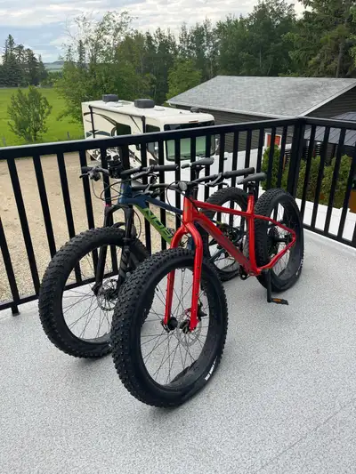Two Naco fat bikes, View more