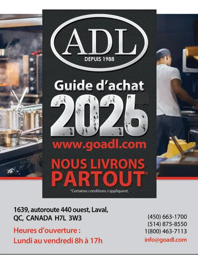 congélateur vitré 2 portes neuf in Industrial Kitchen Supplies in Laval / North Shore - Image 7