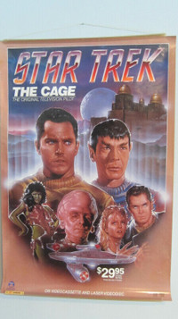 Poster STAR TREK The Cage The Original Television Pilot 1986