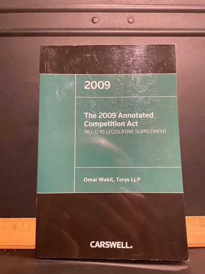 2009 annotated comp act bill c-10, View more