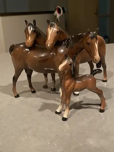 Decided to part ways with a few of my vintage Beswick England Horses! I would like to sell them as a...