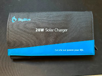 Big Blue 28W Portable Solar Panel / Charger