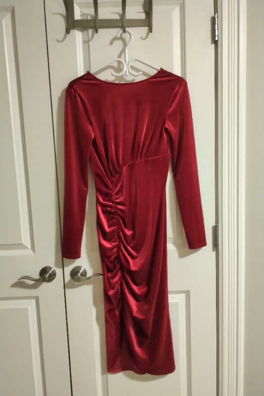 Wine Red Velvet Dress - Small / XS in Women's - Dresses & Skirts in Dartmouth