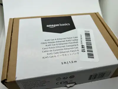 Amazon Basics RJ45 Cat-6 Ethernet Patch Cable - New, View more