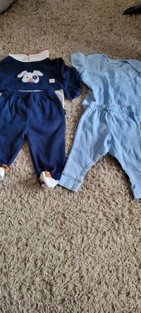 Baby boys outfits size 3 to 6 months