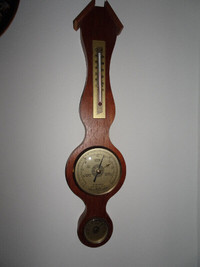 Vintage ISOG Belgium Barometer made in Canada.