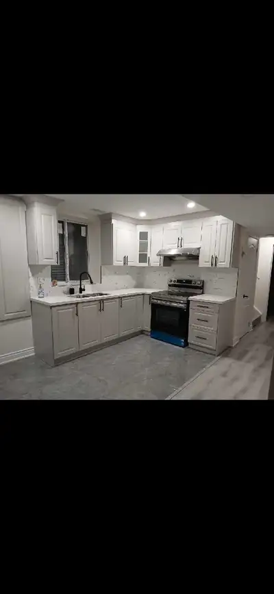 3 Bedroom, 2 Bathroom NEWLY built basement