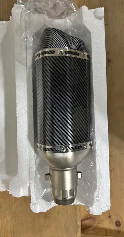 FLYPIG universal motorcycle slip on muffler, View more