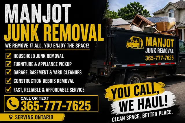 Manjot Junk Removal 449688983977994240