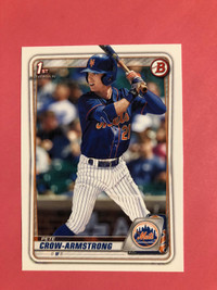 2020 Bowman Pete-Crow Armstrong 1st Card 