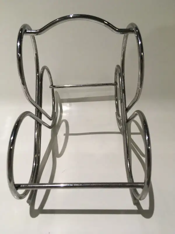 RACK À BOUTEILLES DE VIN CELLIER MÉTAL VINTAGE MID CENTURY in Arts & Collectibles in City of Montréal - Image 6