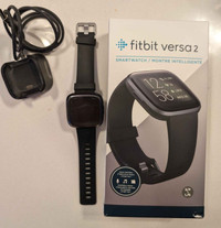 Fitbit Versa 2 Smartwatch With Extra Accessories