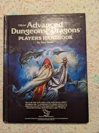Advanced Dungeons & dragons - Players handbook