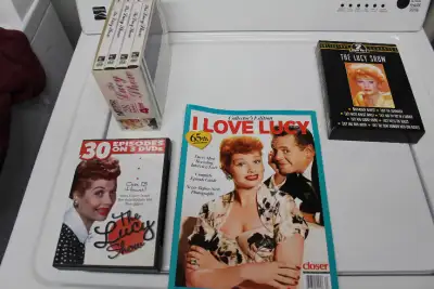 3 different I Love Lucy box sets. 9 dvd's . 66 episodes. Comes with an I Love Lucy tribute magazine....