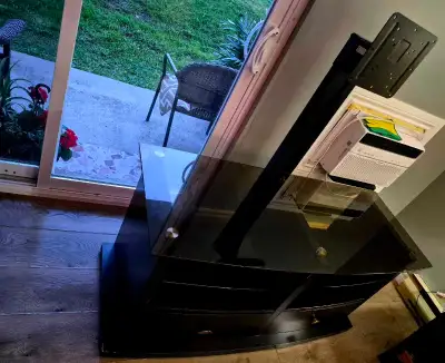 Modern Glass-Woden TV Stand-55", View more