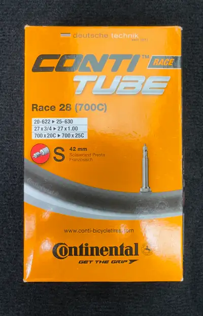 Continental Race 28 700x20-25c Bicycle Inner Tube - 42mm Long Presta Valve