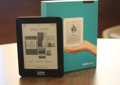 Kobo Mini e-Reader Black - Like new in box Comes with charger Nice pocketable size 4" x 5.2" x 0.4"...