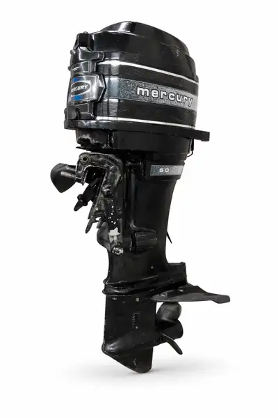 1979 2 stroke. Black Mercury 50 HP outboard motor. Has Thunderbolt Ignition. Been in a barn for a ye...