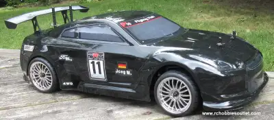NEW 1/10 SCALE 4WD BRUSHLESS ELECTRIC RTR ROAD RACE RC CAR • Powerful HSP Brushless Motor • 7.4v 350...