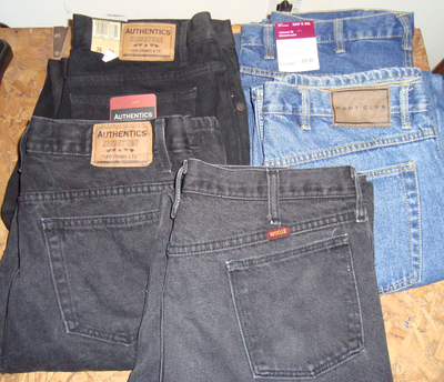 Men's brand-name jeans, some NWT, 36 x 34, see ad for prices, View more