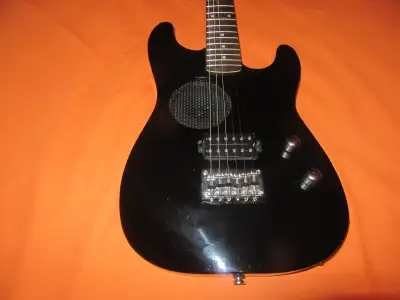Fender Squier Mini Guitar Stratocaster w/ Built In Speaker *RARE* 35 inch long guitar.. 20 rosewood...