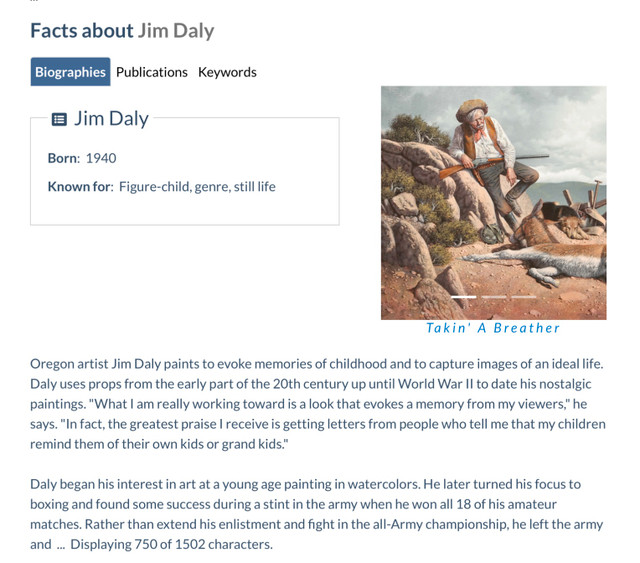 Jim Daly limited edition print in Arts & Collectibles in Kitchener / Waterloo - Image 4