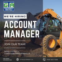 We're Hiring! Position: Account Manager